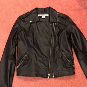Faux Leather Jacket